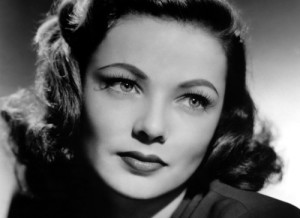 Gene Tierney -- Actress, Pin-up Girl